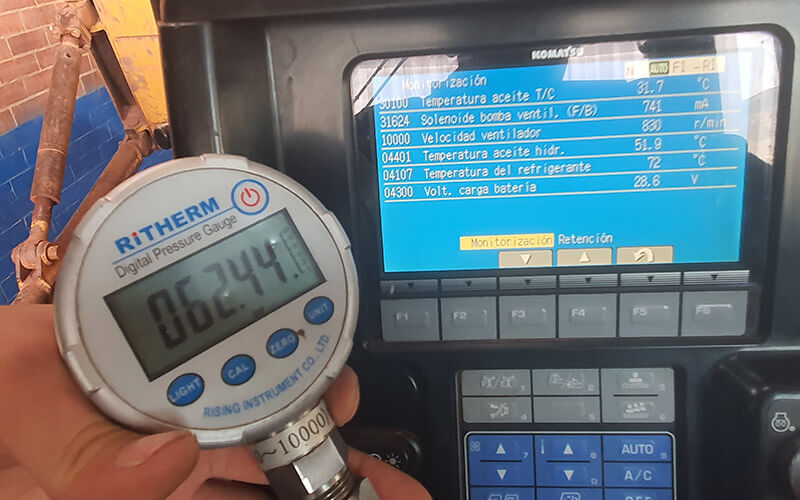 Evaluación de equipos sobre desempeño y condición de sus sistemas, caza fallas de acuerdo a los procesos del fabricante 2